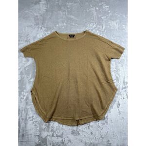 Massimo Dutti‎ Knit Top in Dark Yellow